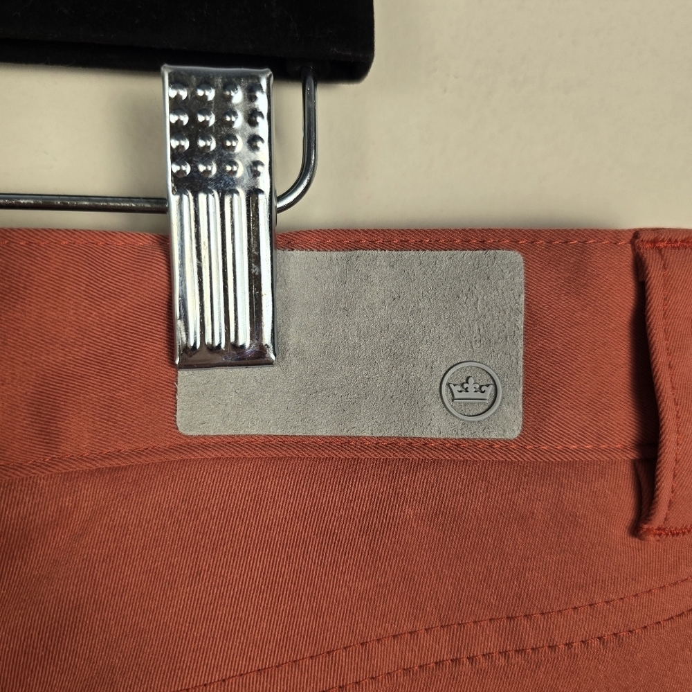 Peter Millar Crown Sport 5 Pocket Coral Golf Pants. Mens 36/32 - Picture 7 of 10